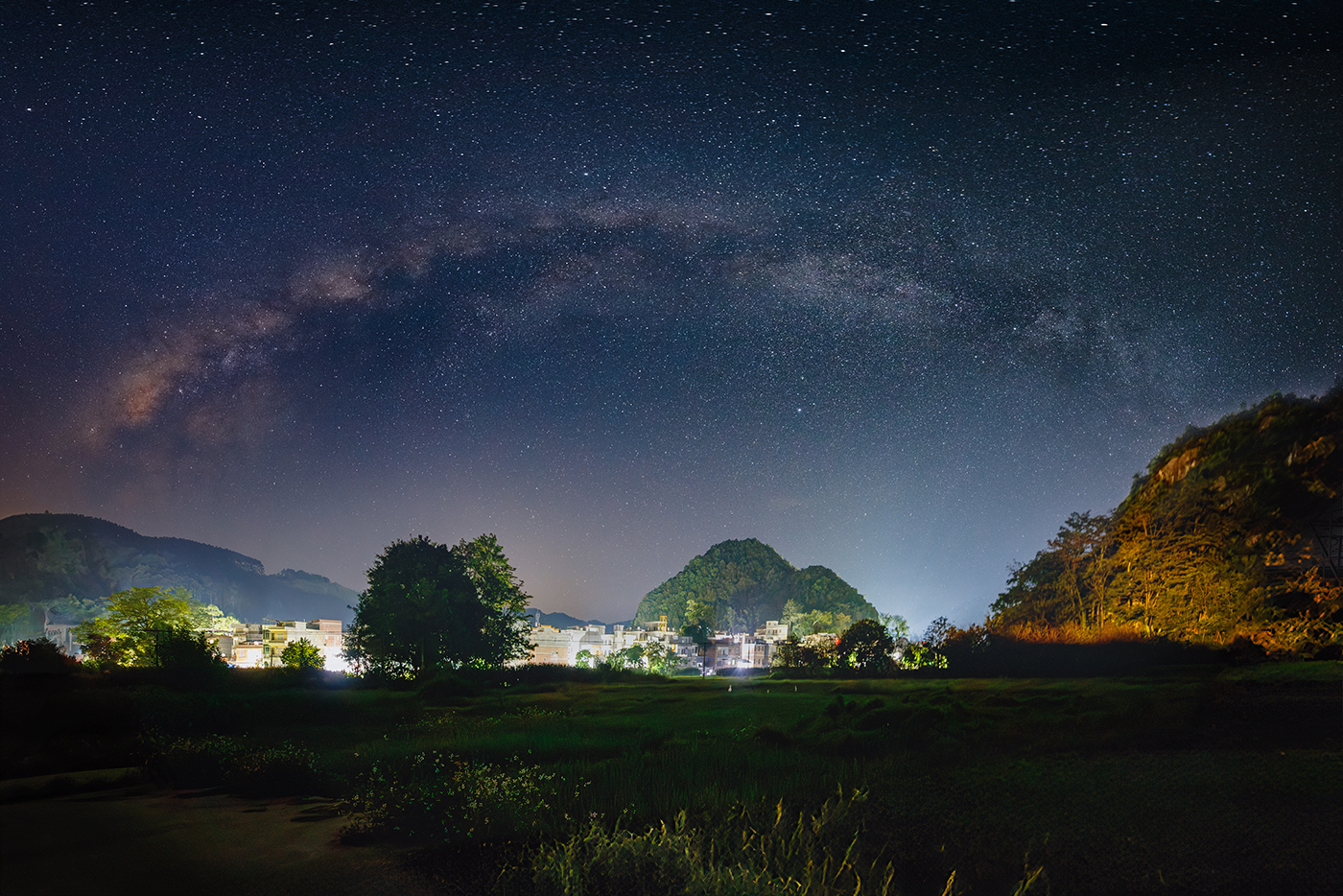 星空‑银河拱桥